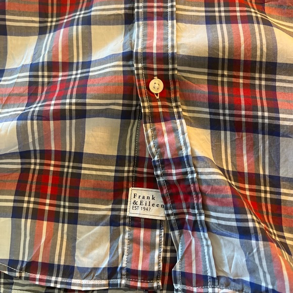 Frank & Eileen Barry plaid cotton button up shirt - Picture 11 of 13